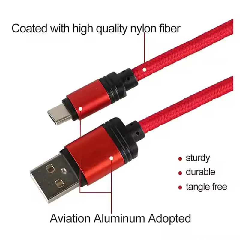 Nylon Type-C Data Cable